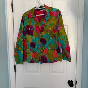 Choices size 1X jacket. Stunning colors. Just Beautiful.